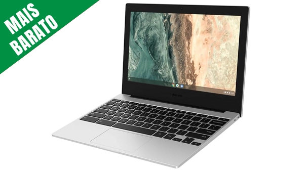 Chromebook Samsung o mais barato para tarefas online